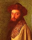 Famous Blue Paintings - Young Rabbi with Blue Tallis